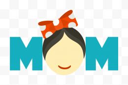 MOM母亲头像logo