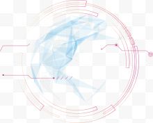 科技圆环线条装饰