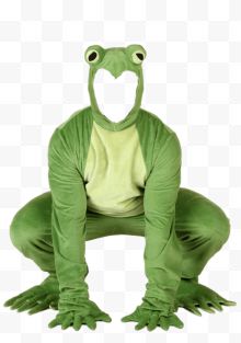 米青蛙服装无头