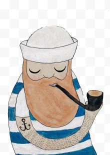 吸烟的水手