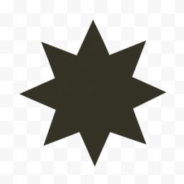八角形形状十二个黑色的扁平化风格购物网站图标13
