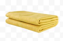 一块黄色的洗车毛巾