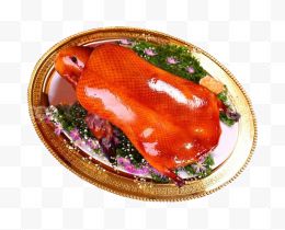 高清摄影美味食物北京烤鸭...