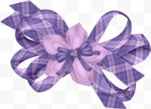 紫色装饰品蝴蝶结