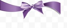 紫色蝴蝶结丝带