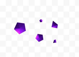 紫色几何形