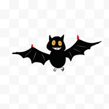 飞翔的黑色蝙蝠