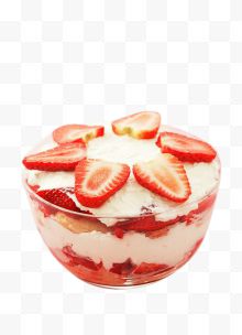 草莓夹心冰淇淋