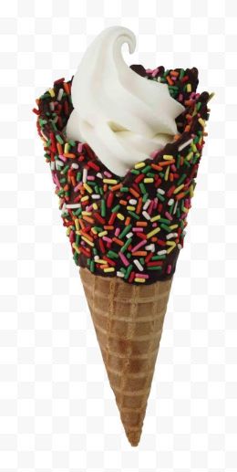 脆皮甜筒冰淇淋