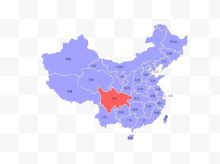 中国地图各省版块地图