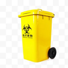 黄色医疗垃圾桶设计...