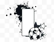 卡通版的足球标志物
