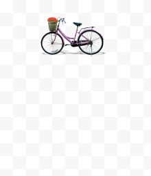 带花的文艺自行车 单车 骑行 