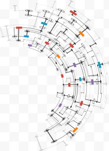 科技抽象电路图背景