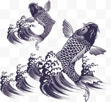 装饰鱼图案