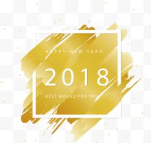 矢量图2018新年标签