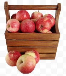 苹果在篮子里