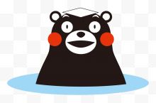 游泳的熊本熊