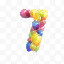 气球数字7