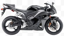 黑色的本田CBR 600 rr摩托车自行车的形象