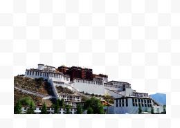 西藏旅游景点布达拉宫...