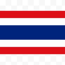 泰国国旗矢量