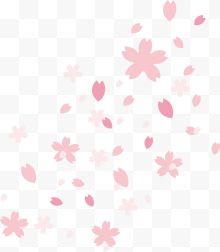 粉色漂浮美丽花朵