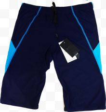 深蓝色男式泳裤