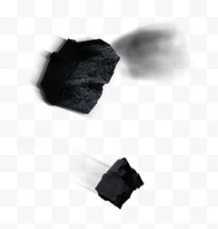黑色石块
