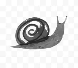水墨蜗牛