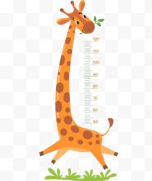 长颈鹿量身高
