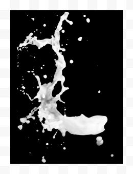 动感牛奶液体奶花 滤色模式
