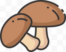 可爱蘑菇图标