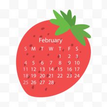 红色草莓2018年2月水...