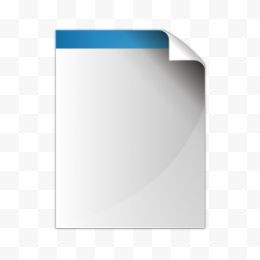 空白文件蓝色调风格电脑桌面图标5