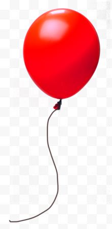 红色气球装饰
