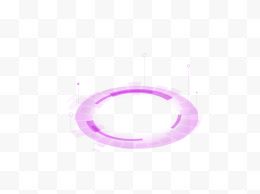 紫色清新圆圈效果