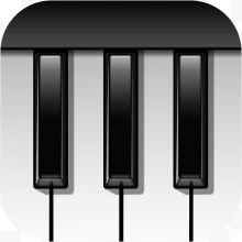 手机虚拟钢琴应用logo...