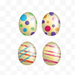 创意复活节彩绘鸡蛋...