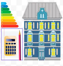 现代房子能源效果图
