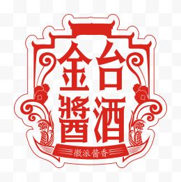 金台酱酒 logo