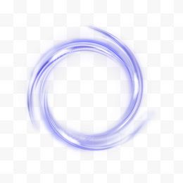 紫色圆圈形技能特效光束...