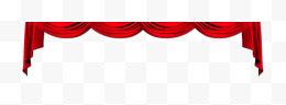 舞台窗帘红色帘布装饰