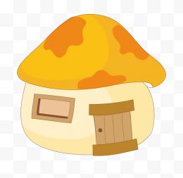 橙色蘑菇房