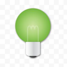 绿色电灯泡