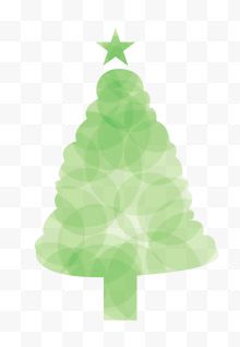 绿色梦幻圣诞树