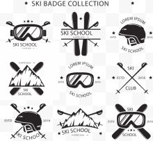 矢量滑雪运动