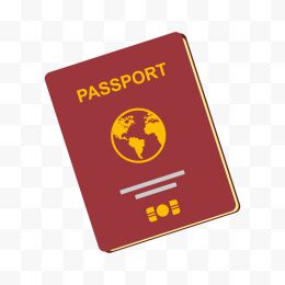 矢量旅游护照