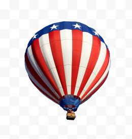 美国国旗热气球