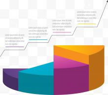阶梯递进信息图表